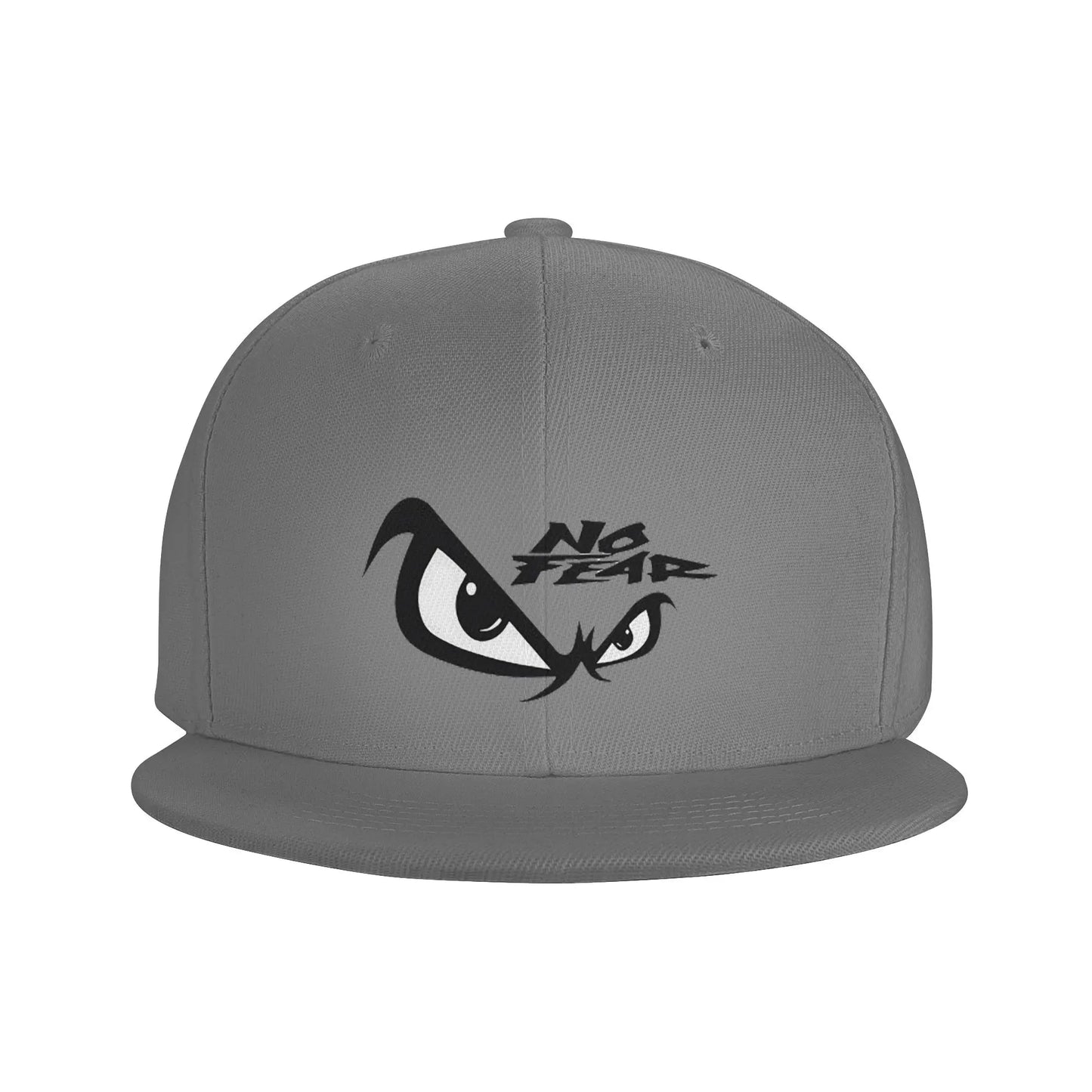 No Fear & Eyes Print Breathable Unisex Snapback Cap