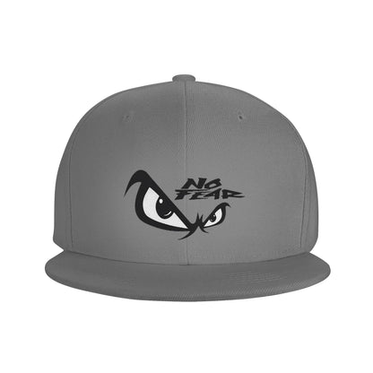 No Fear & Eyes Print Breathable Unisex Snapback Cap