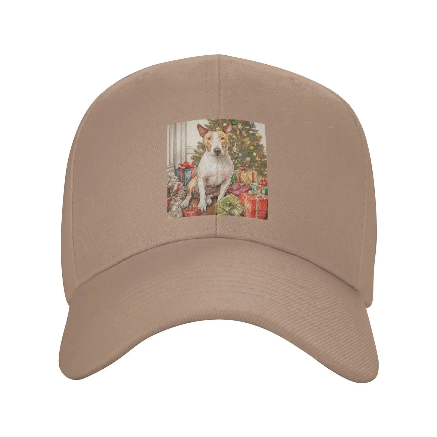 Christmas Staffordshire Bull Terrier Baseball Cap