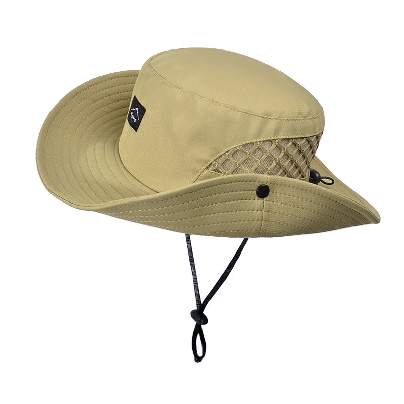 Breathable Large Brim Sun Protection Bucket Hat