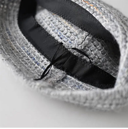 Knitted Wool Ear Protection Bucket Hat
