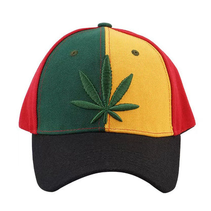 Hip Hop Maple Leaf Embroidery Baseball Cap