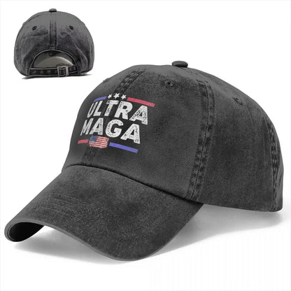 Ultra Maga Distressed Cotton Cap