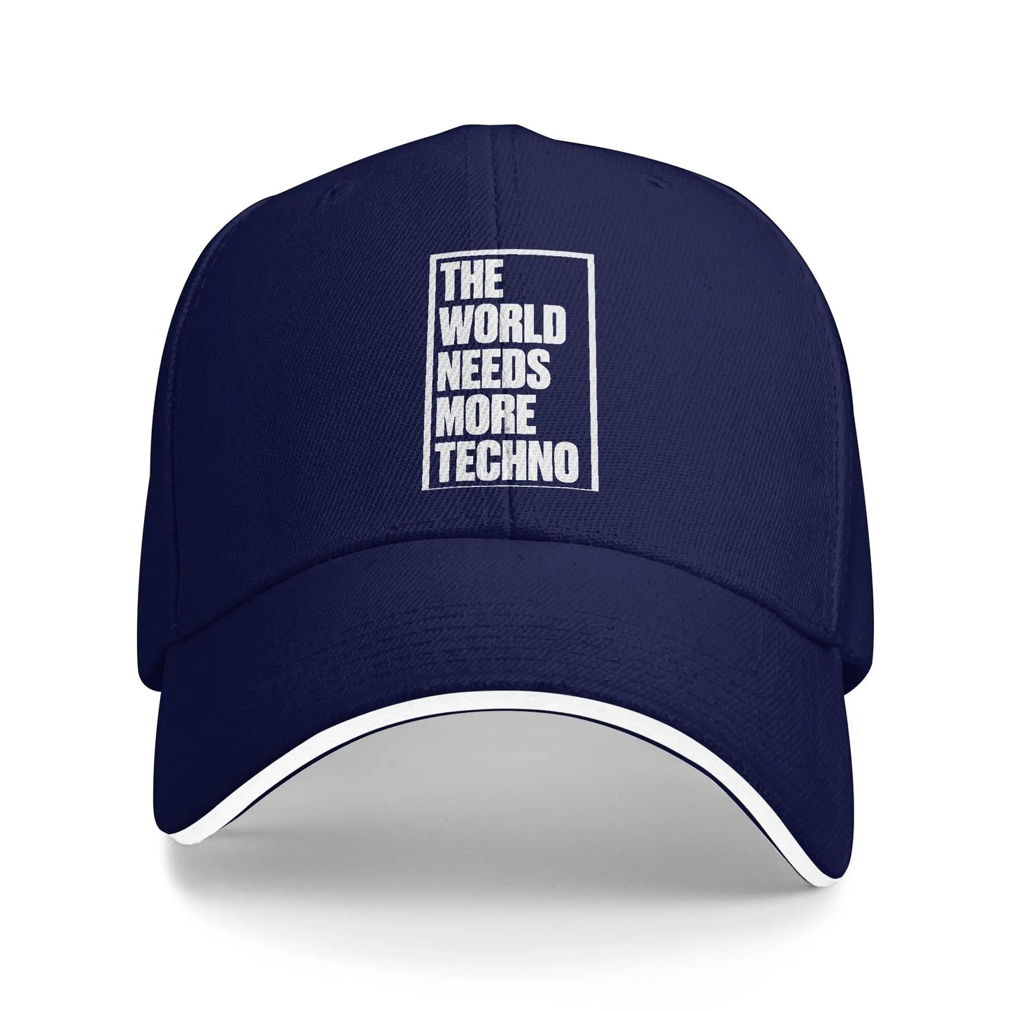 The World Needs More Techno Streetwear Baseball Cap