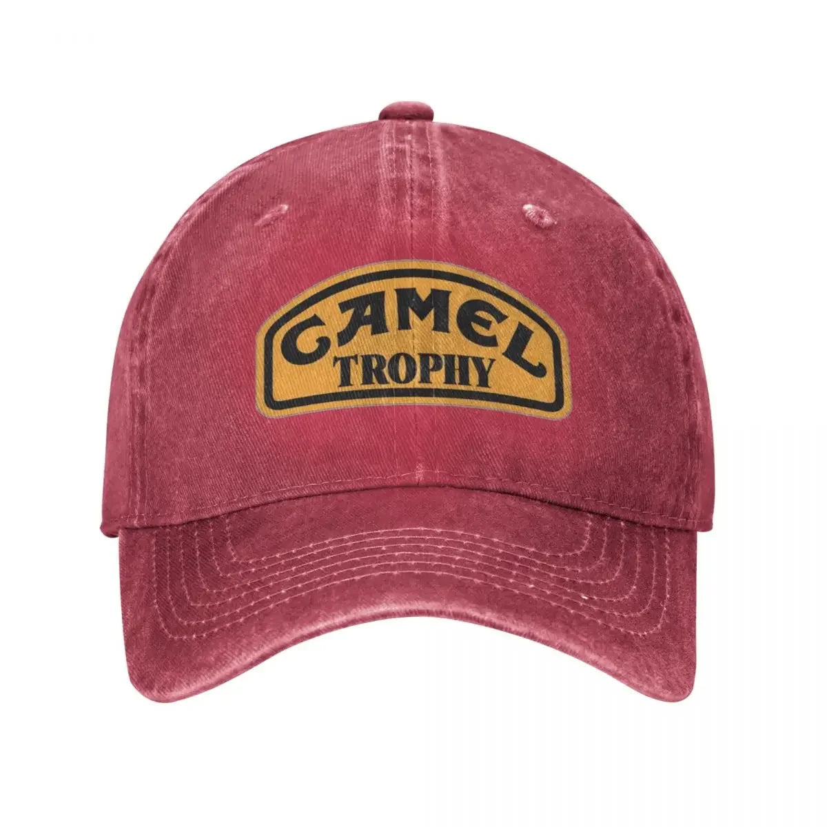 Camel Trophy Vintage Distressed Denim Baseball Cap