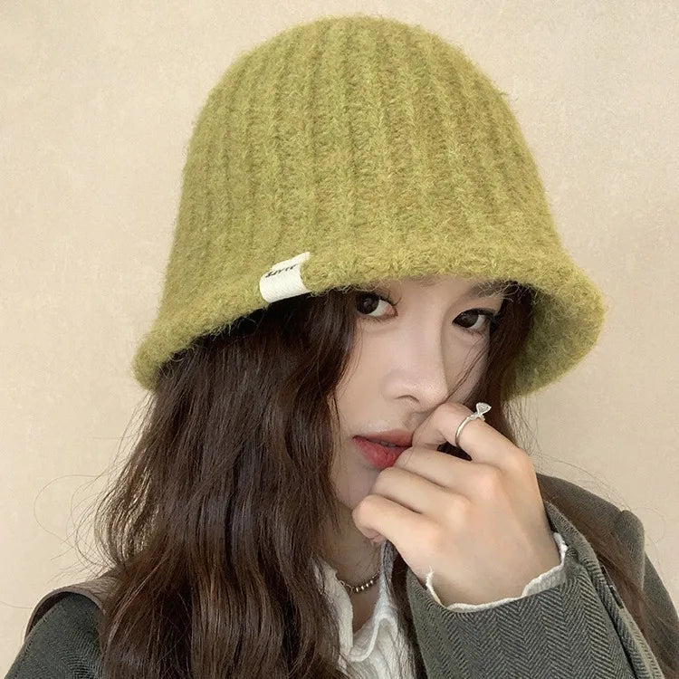 Knit Woolen Bucket Hat