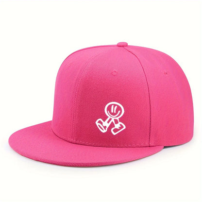 Unisex Wide Brim Hip-hop Breathable Flat Cap