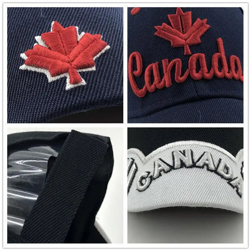 Canada Embroidered Contrast Snapback Baseball Hat