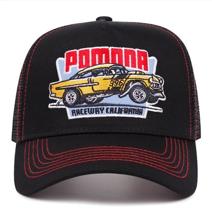 POMNNA Car Mesh Baseball Cap