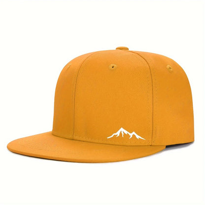 Adjustable Polyester Flat Brim Baseball Hat
