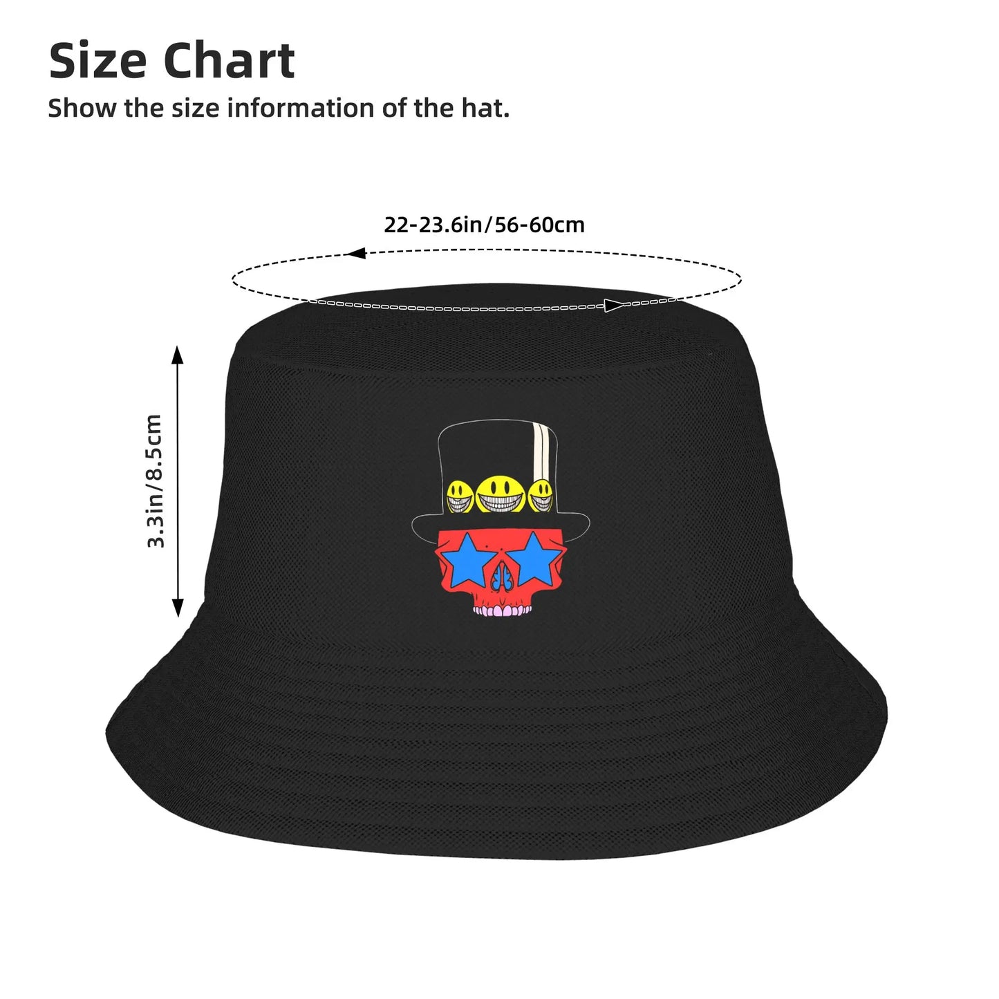 Legendary Guitarist Slash Vintage Beach Travel Bucket Hat