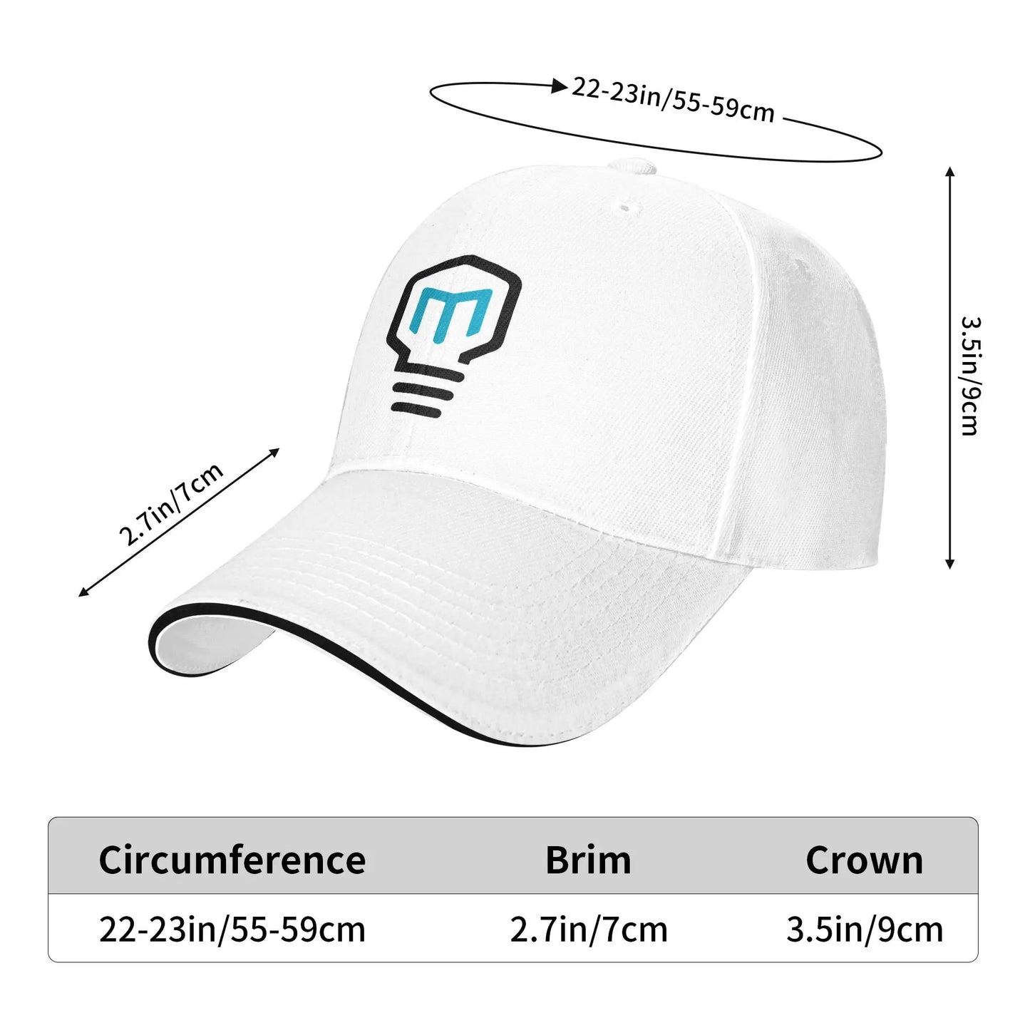 Mark Rober Summer Gym Print Baseball Cap