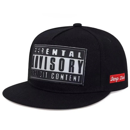 3D Letter Flat-Brim Hip-Hop Snapback