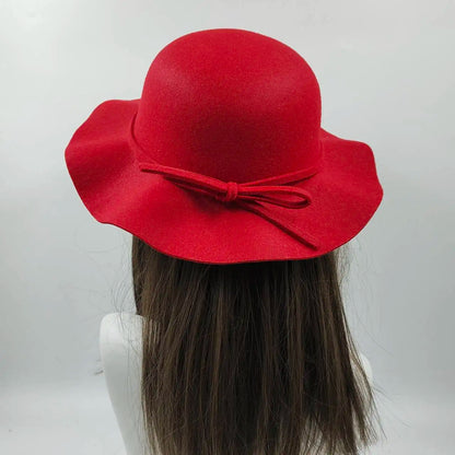Woolen Retro Fedora Hat