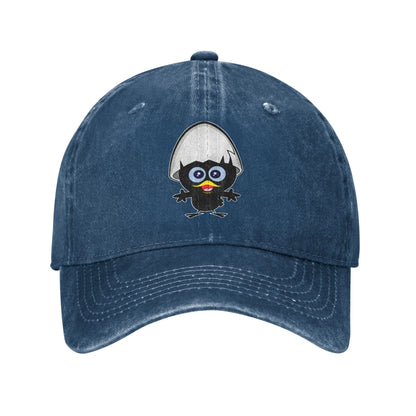 Calimero Washed Denim Hip Hop Adjustable Baseball Cap