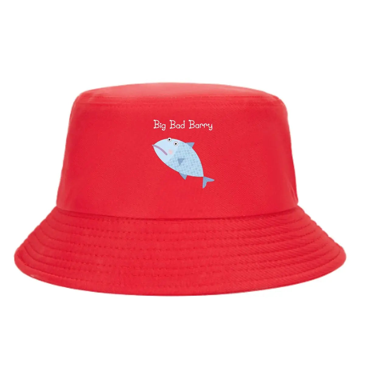Big Bad Barry Silly Blue Fish Winter Bucket Hat