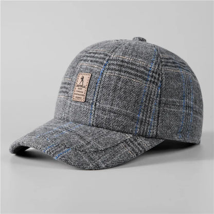 Winter Warm Baseball Hat With Ear Flaps