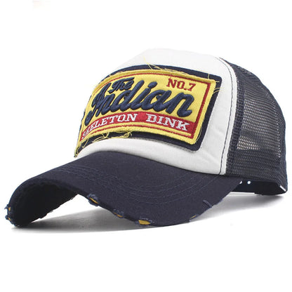 Streetwear Letter Embroidery Mesh Y2K Trucker Baseball Cap