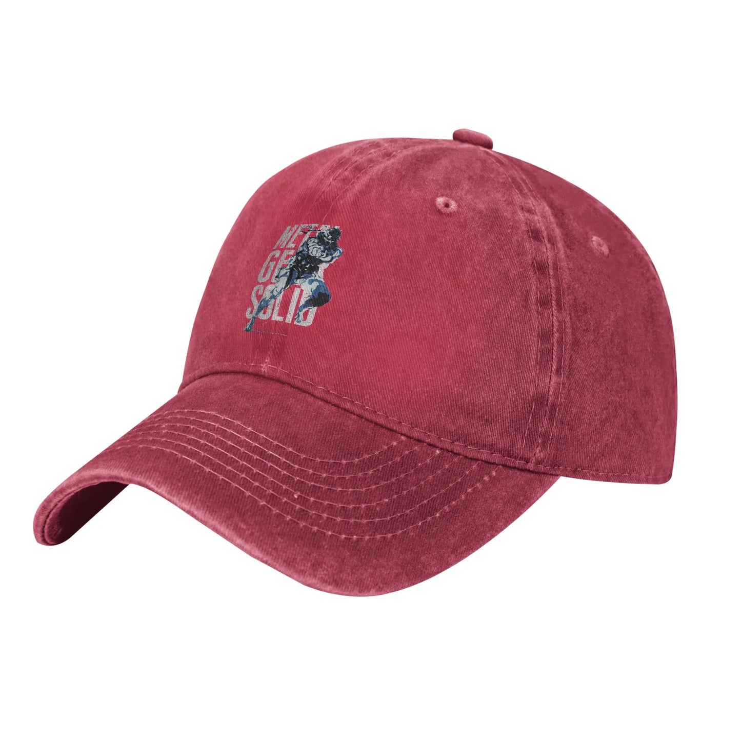 Metal Gear Solid Distressed Washed Baseball Cap