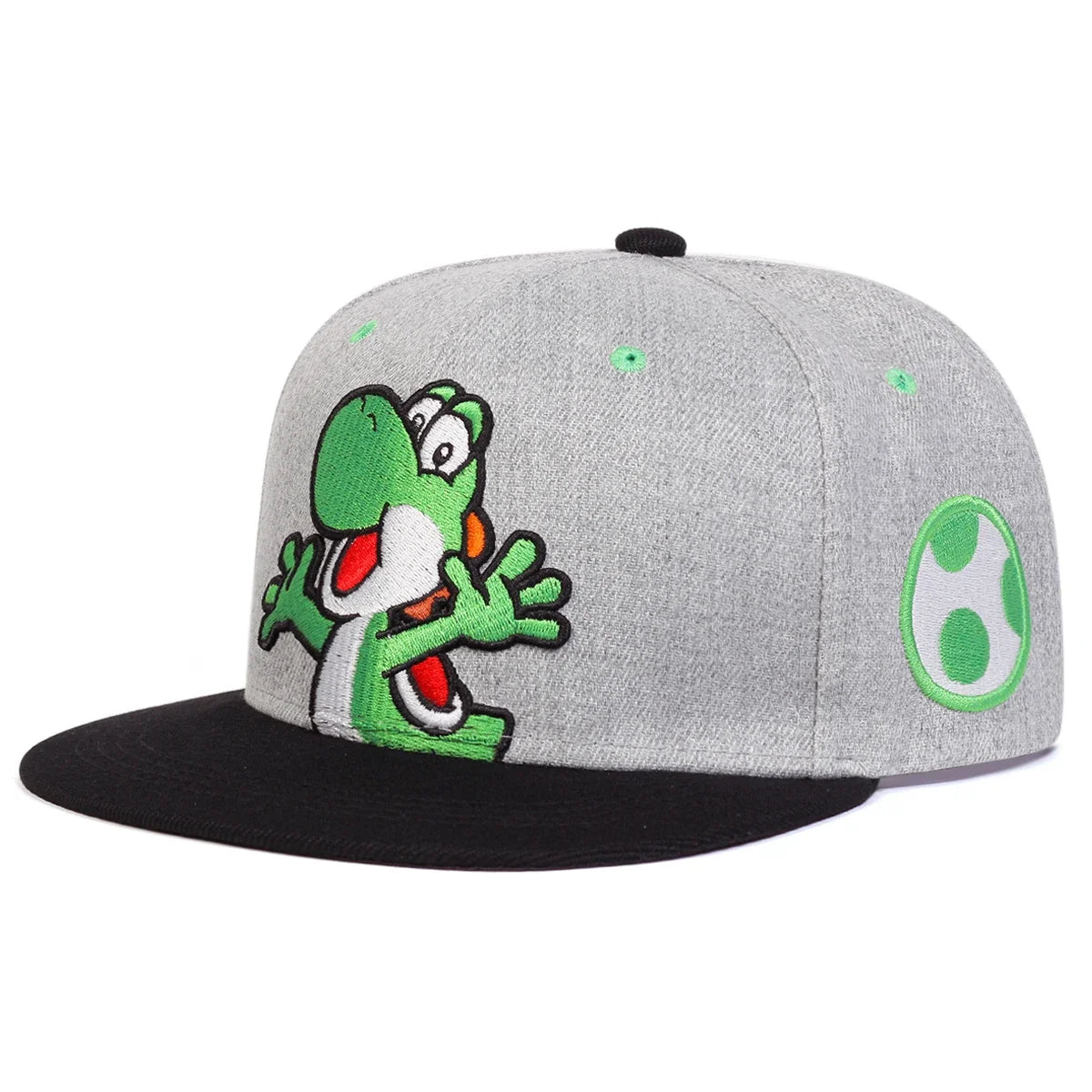Dinosaur Embroidery Hip Hop Snapback Cap