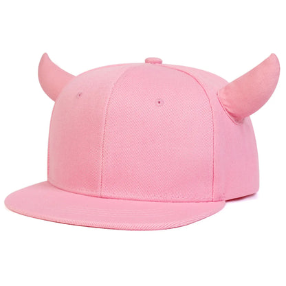 Horns Snapback Hip Hop Cap