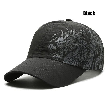Chinese Dragon Quick Dry Breathable Baseball Cap