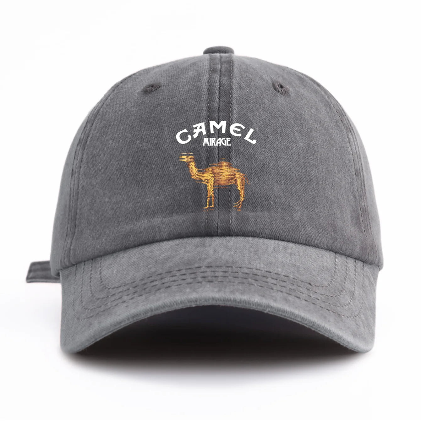Camel Print Washed Retro Dad Baseball Cap