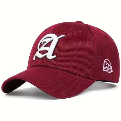 Fashion Letter A Embroidery Adjustable Baseball Cap