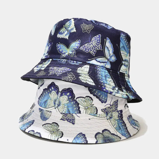 Unisex Butterfly Cartoon Bucket Hat