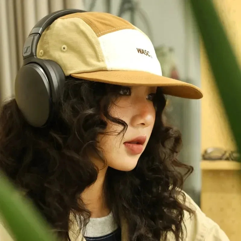 Japanese Patchwork Color Hip Hop Skateboard Snapback Cap