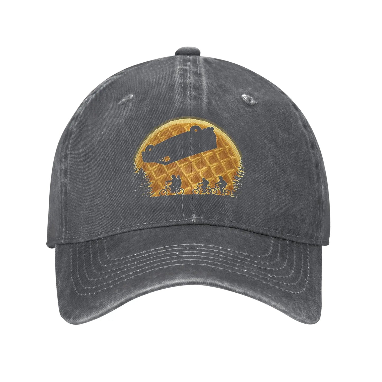 Stranger Moon Washed Denim Casual Baseball Cap
