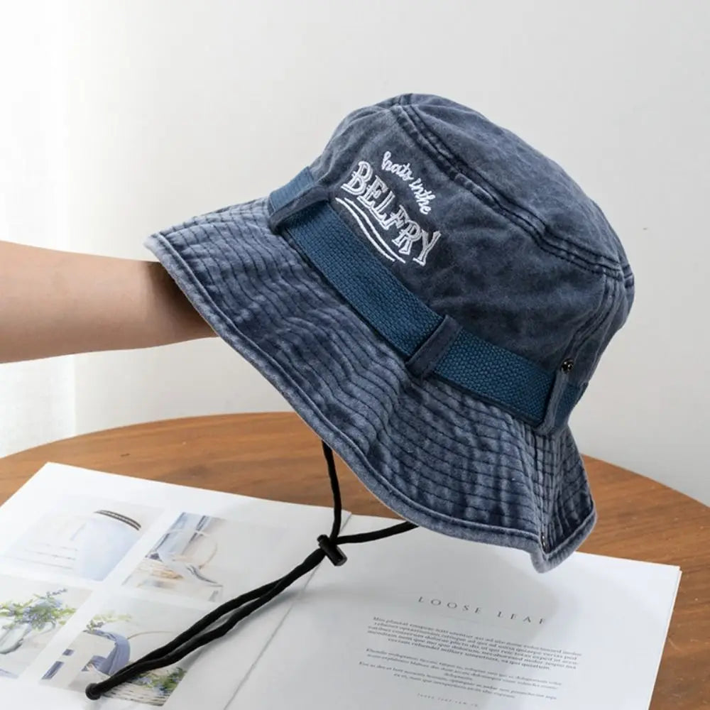 High Quality Cotton Denim Unisex Bucket Hat