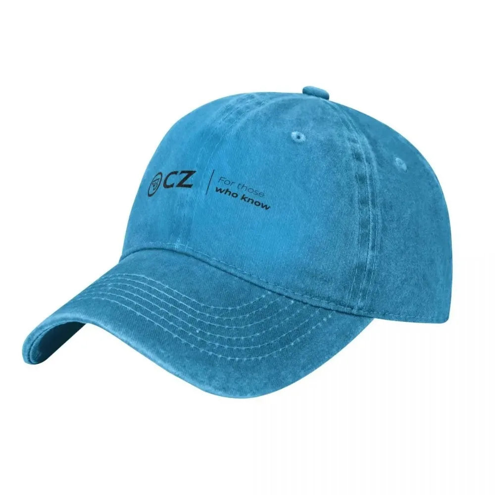Ceska Zbrojovka Distressed Denim Baseball Cap