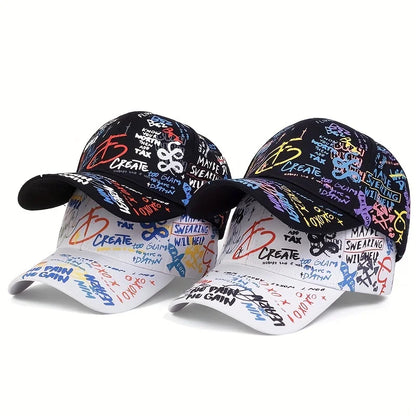 Fashion Graffiti Printing Baseball Cap