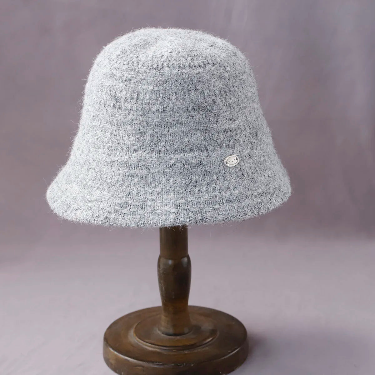 Y2K Wool Knitted Winter Bucket Hat