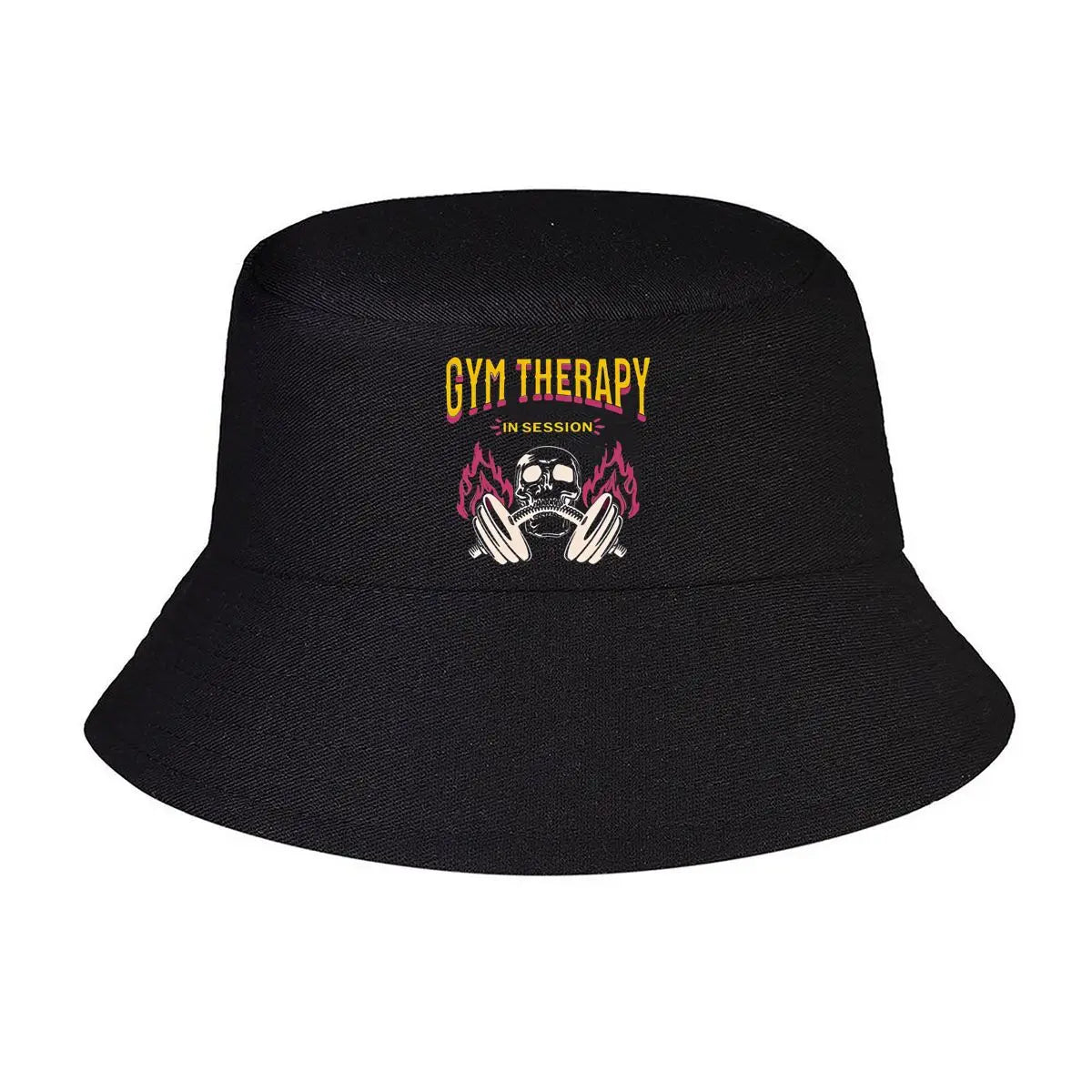 Gym Therapy Graphic Text Winter Style Bucket Hat