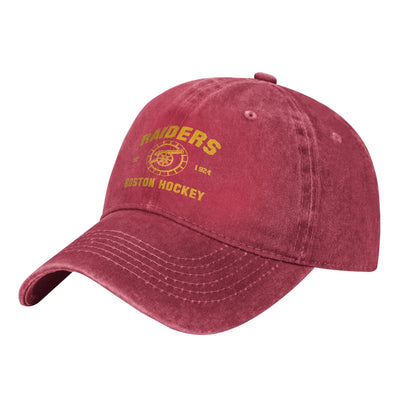 Vintage Boston Raiders Denim Snapback Baseball Cap