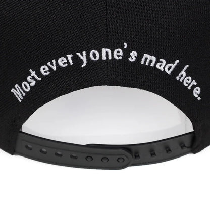 Unisex Cartoon Cat Embroidery Snapback Cap