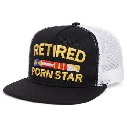 Creative Letter Embroidery Street Snapback Cap