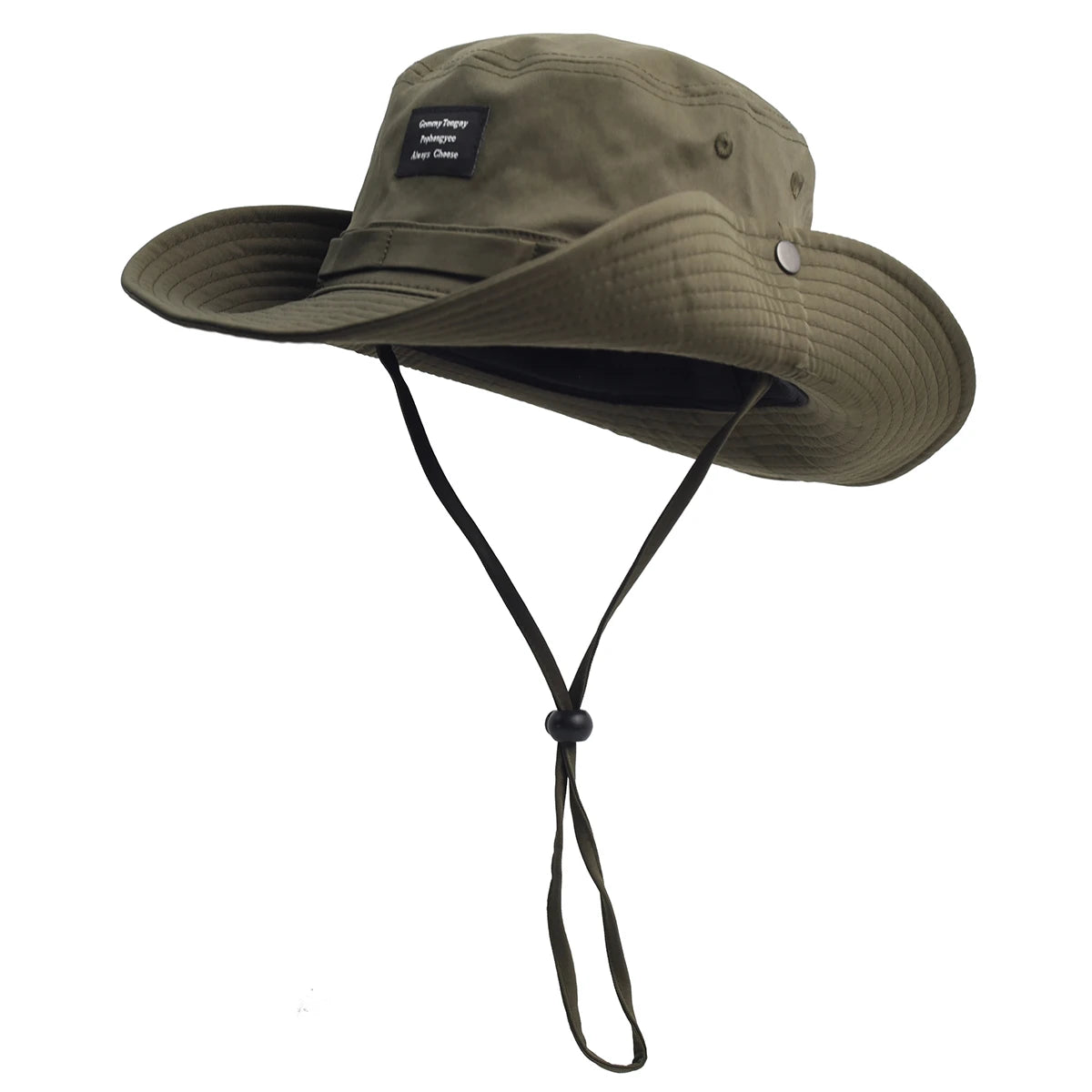 Vintage Contrast Brim Sun Hat