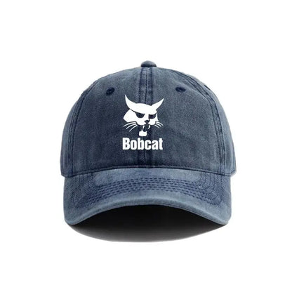 Bobcat Heavy Equipment Retro Outdoor Adjustable Baseball Cap