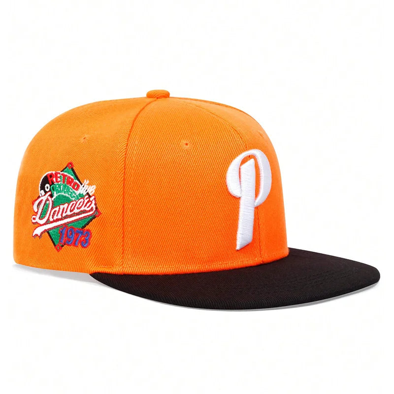 Unisex P Embroidered Hip Hop Baseball Cap