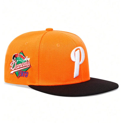 Unisex P Embroidered Hip Hop Baseball Cap