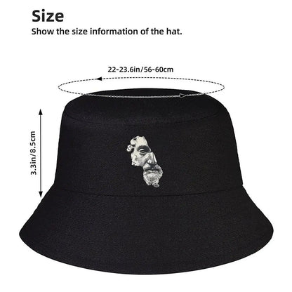 Upside Down Classical Sculpture Art Bucket Hat