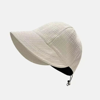 Waffle Pattern Casual Versatile Bucket Hat