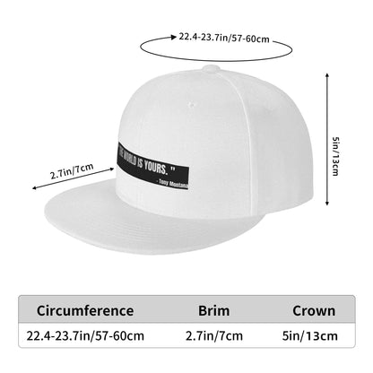 Scarface Tony Montana World Yours Snapback Cap