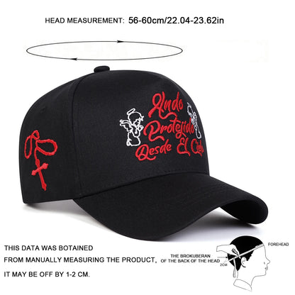 Unisex Hndo Protejido Letter Embroidery Casual Baseball Cap