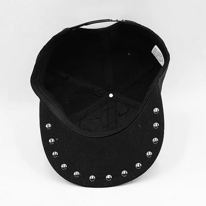 Punk Rivet Street Style Snapback Cap