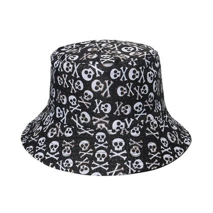 Ghost Head Hole Fisherman Hat