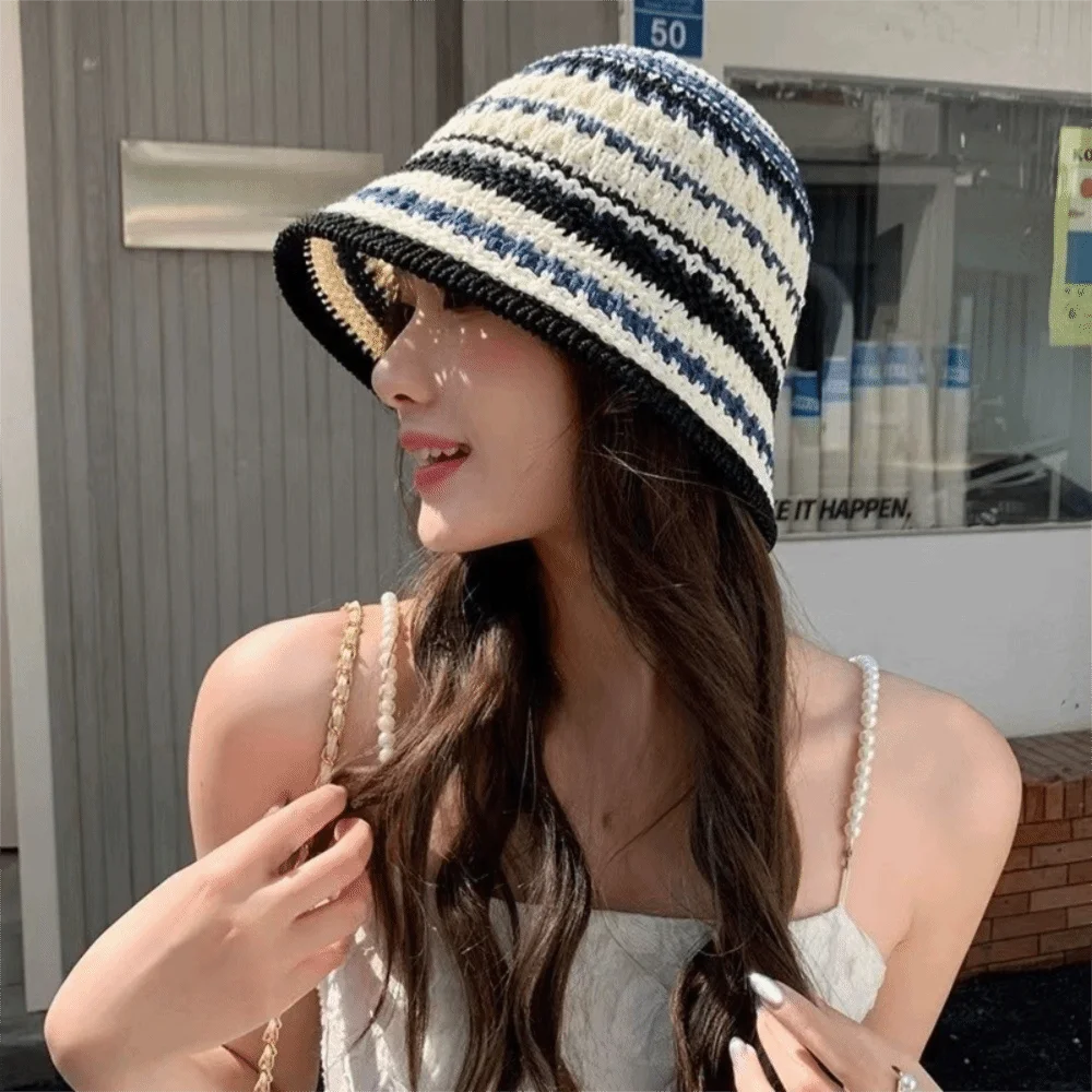 Fashion Colorful Korean Style Breathable Bucket Hat